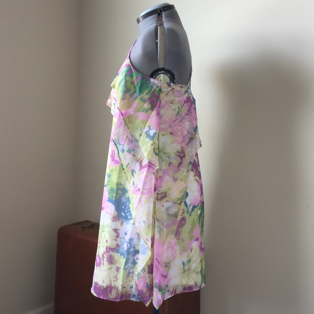 Cross Spaghetti Strap Shift Dress - Picture 6 of 8